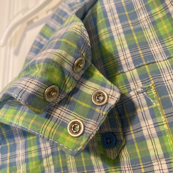 Little Me Plaid Shorts and Sleeveless Onesie 9 months - Picture 9 of 16